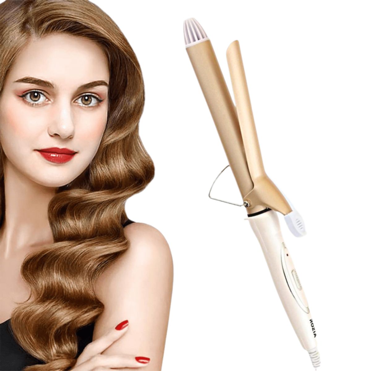 GENERICO - Onduladora Rizadora de Cabello ROZIA HR721