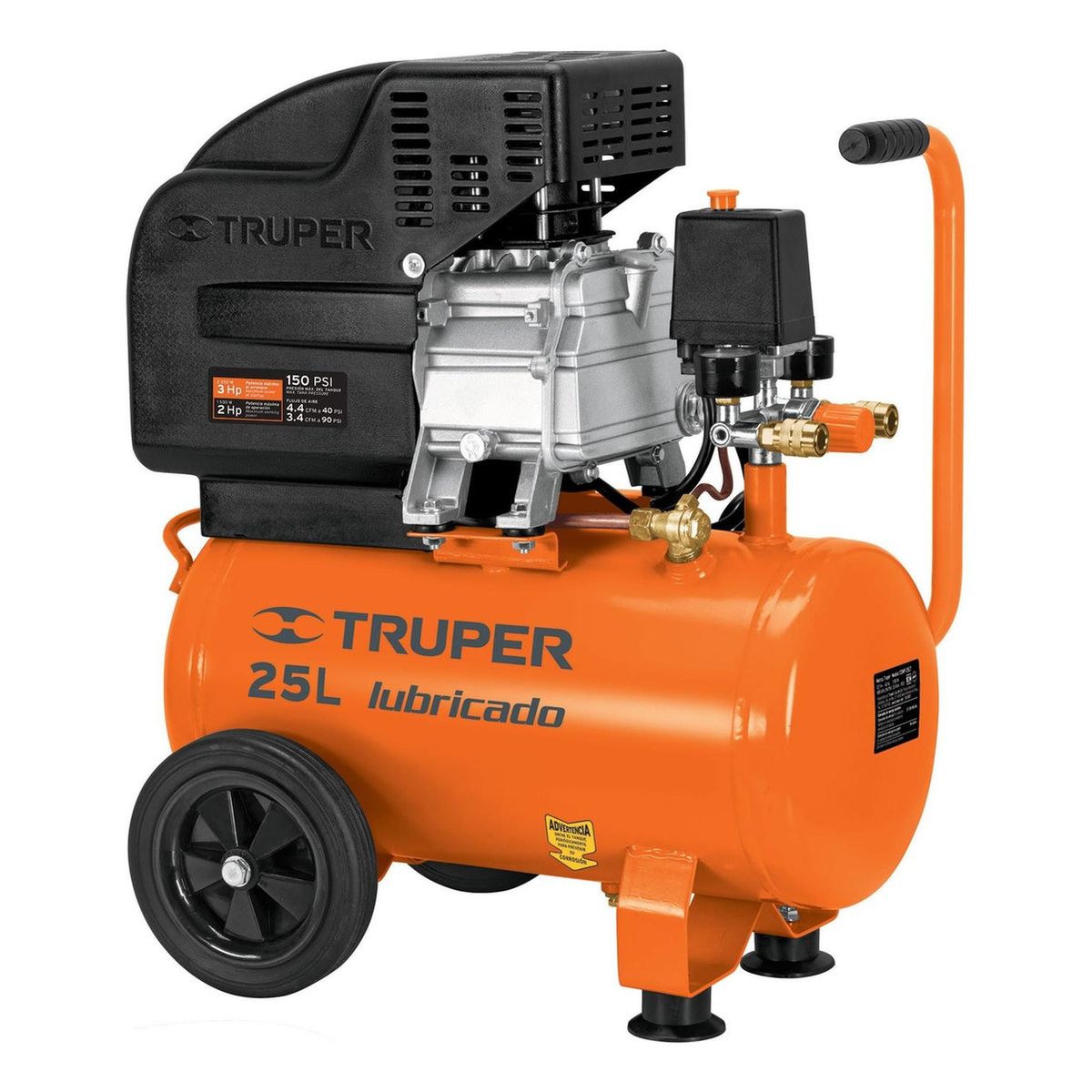 TRUPER - Compresor de aire 25L 2HP Truper