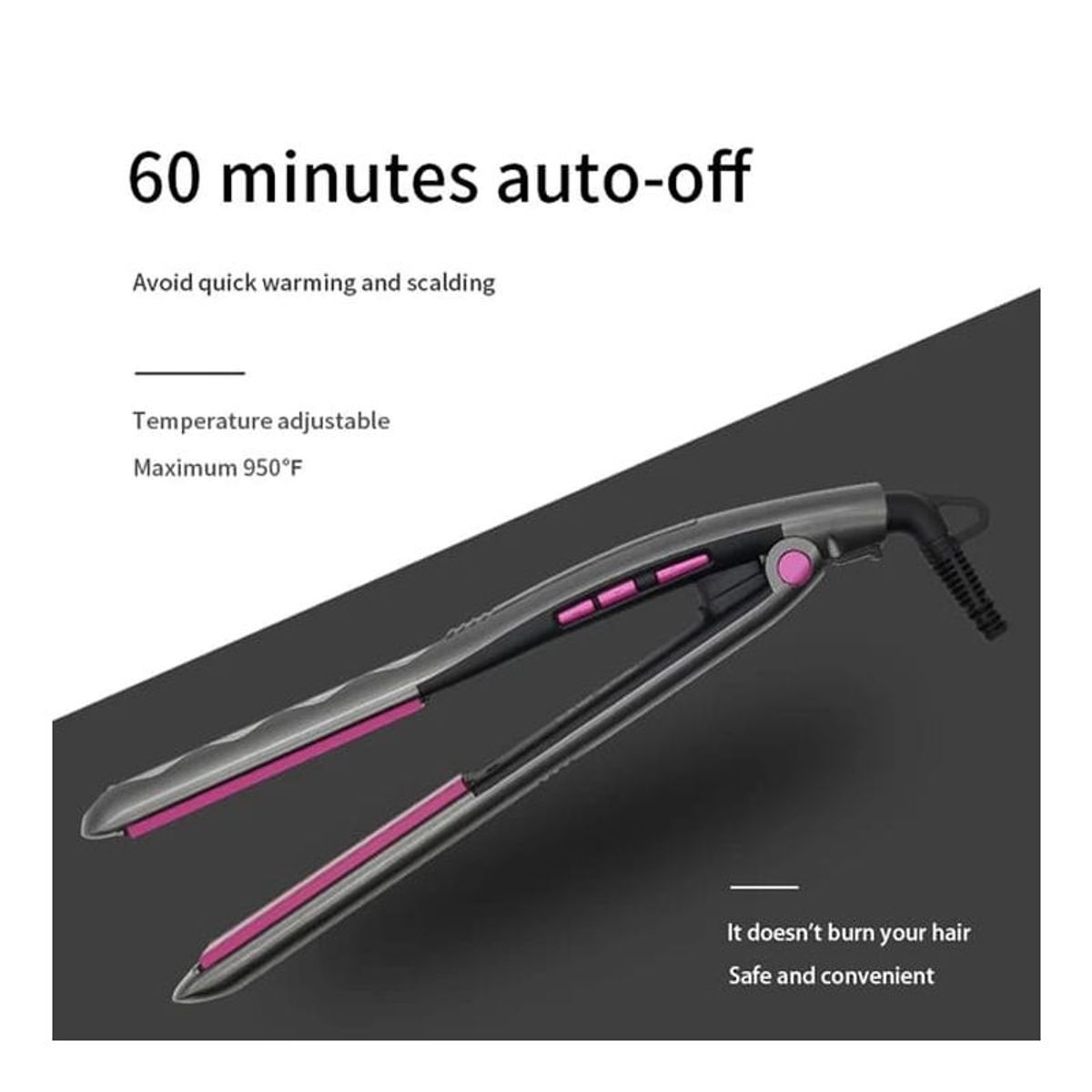 GENERICO - Plancha Alisadora De Cabello Rozia Pro - HR823