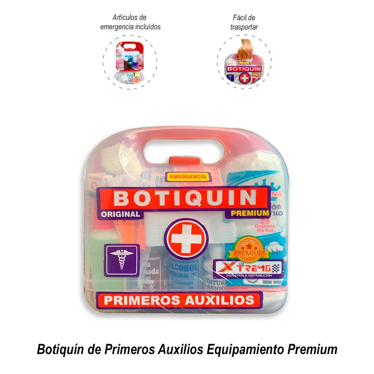 SASARU - Botiquín de Primeros Auxilios Equipamiento Premium