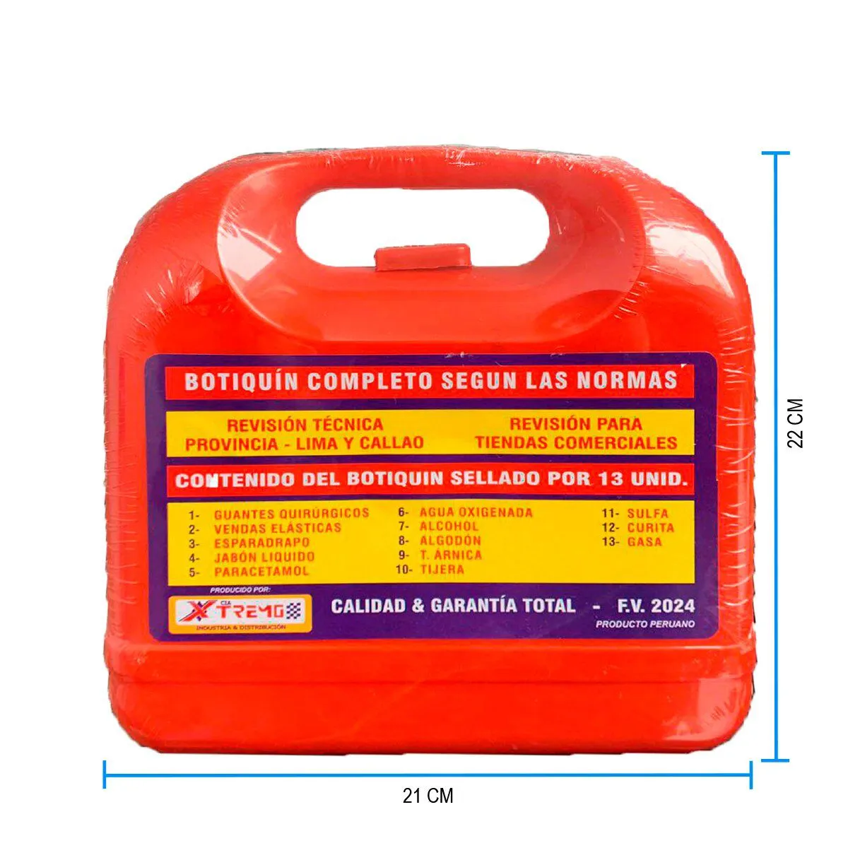 SASARU - Botiquín de Primeros Auxilios Equipamiento Premium