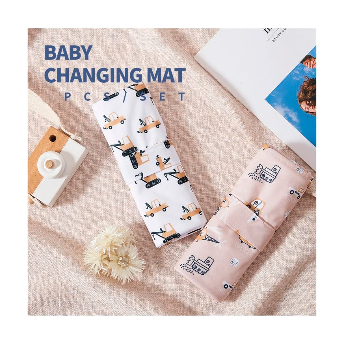 GENERICO - Cambiador de Pañales para Bebé Pack x 2 Unid