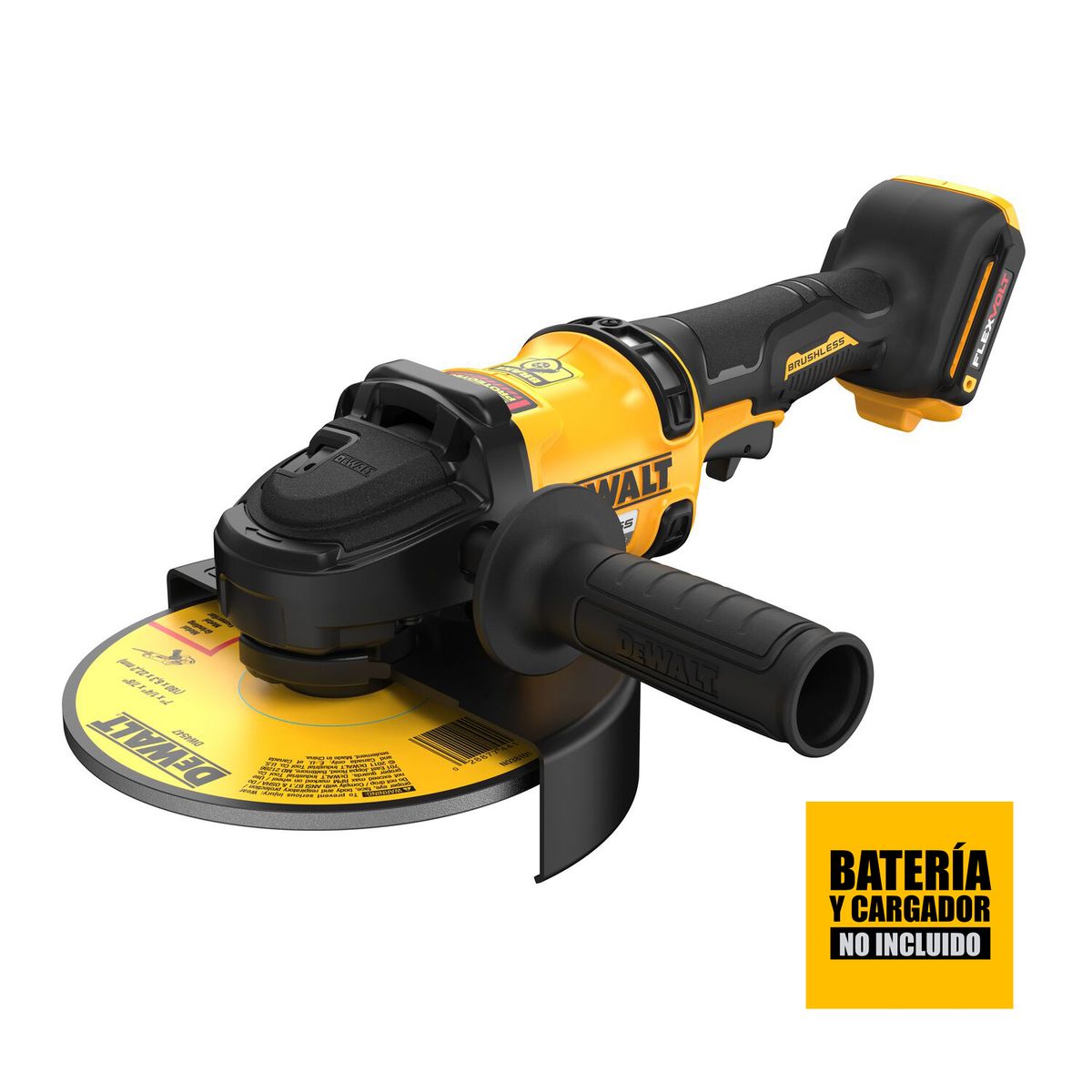 DEWALT - Esmeril Angular 7'' 60V FlexVolt XR 6500 RPM Dewalt DCG440B