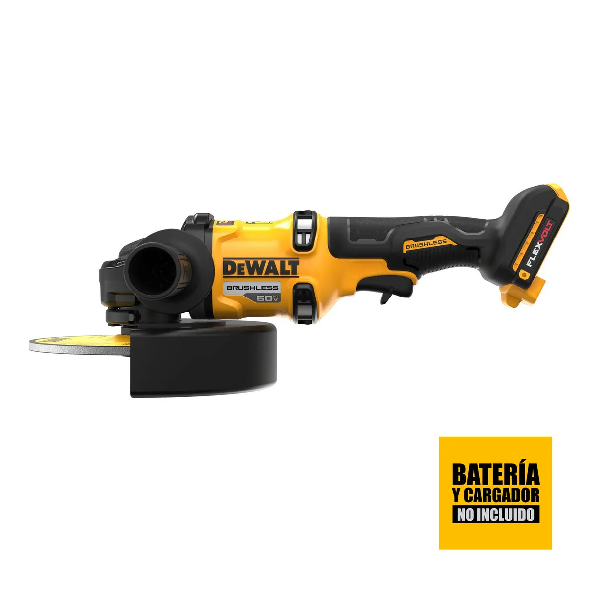 DEWALT - Esmeril Angular 7'' 60V FlexVolt XR 6500 RPM Dewalt DCG440B