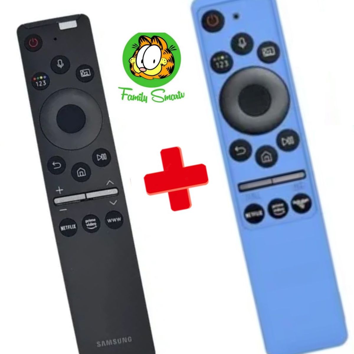 GENERICO - Control Remoto Genérico Samsung Con  Voz Bn59-01330  funda turquesa