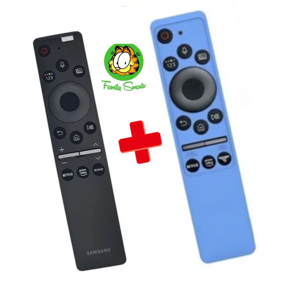 GENERICO - Control Remoto Genérico Samsung Con  Voz Bn59-01330  funda turquesa