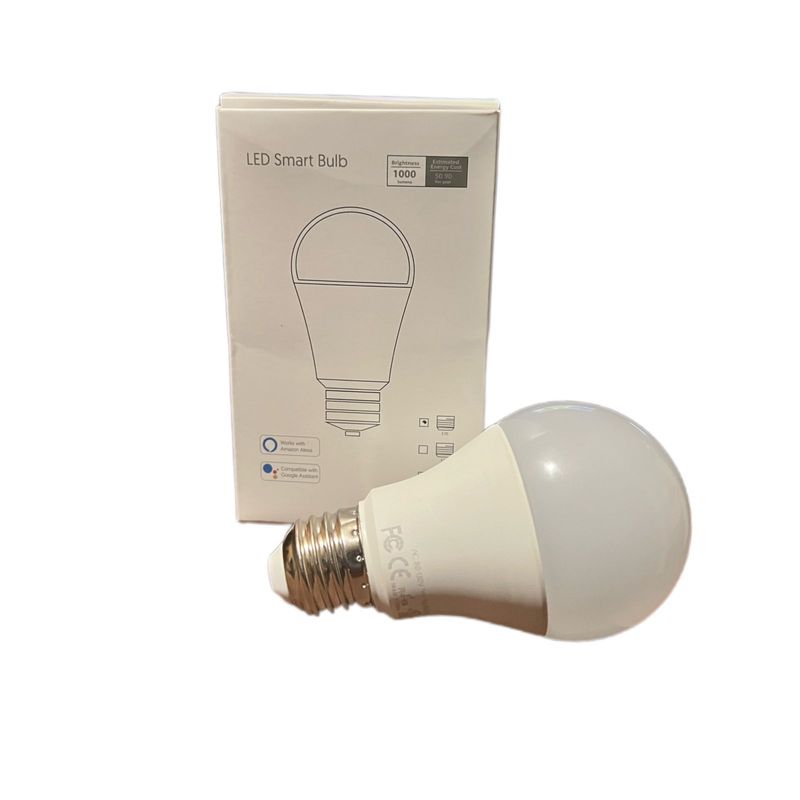 GENERICO - FOCO INTELIGENTE LUZ FRIA Y CALIDA  MULTICOLOR 1000 LUMENES PACK 4 UN