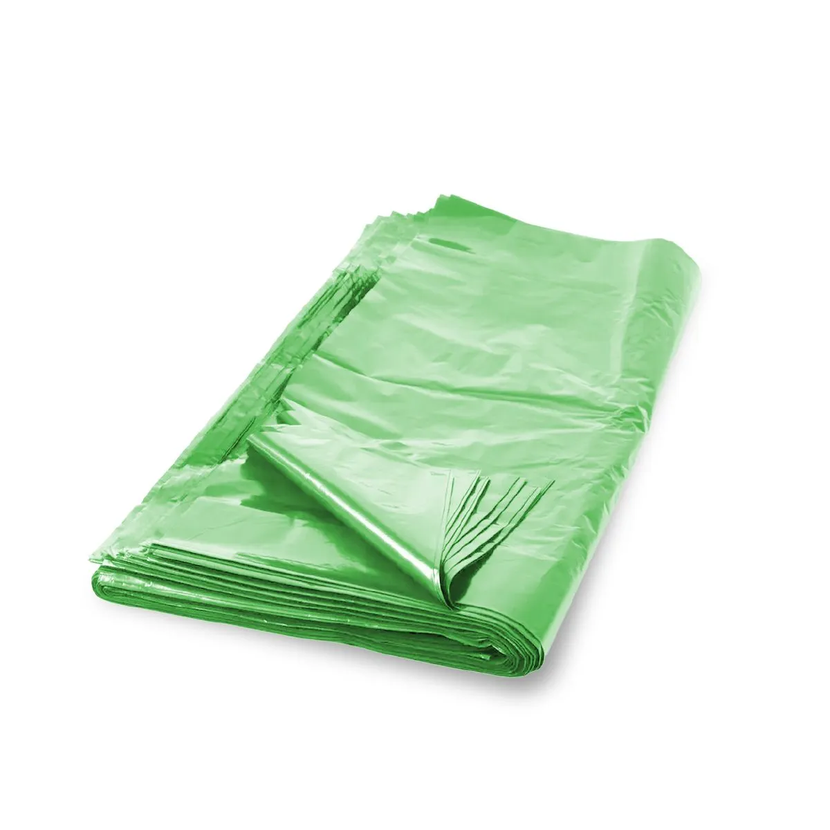 GENERICO - Bolsas verdes para basura 140 L, 1.5 micras, 100 uds