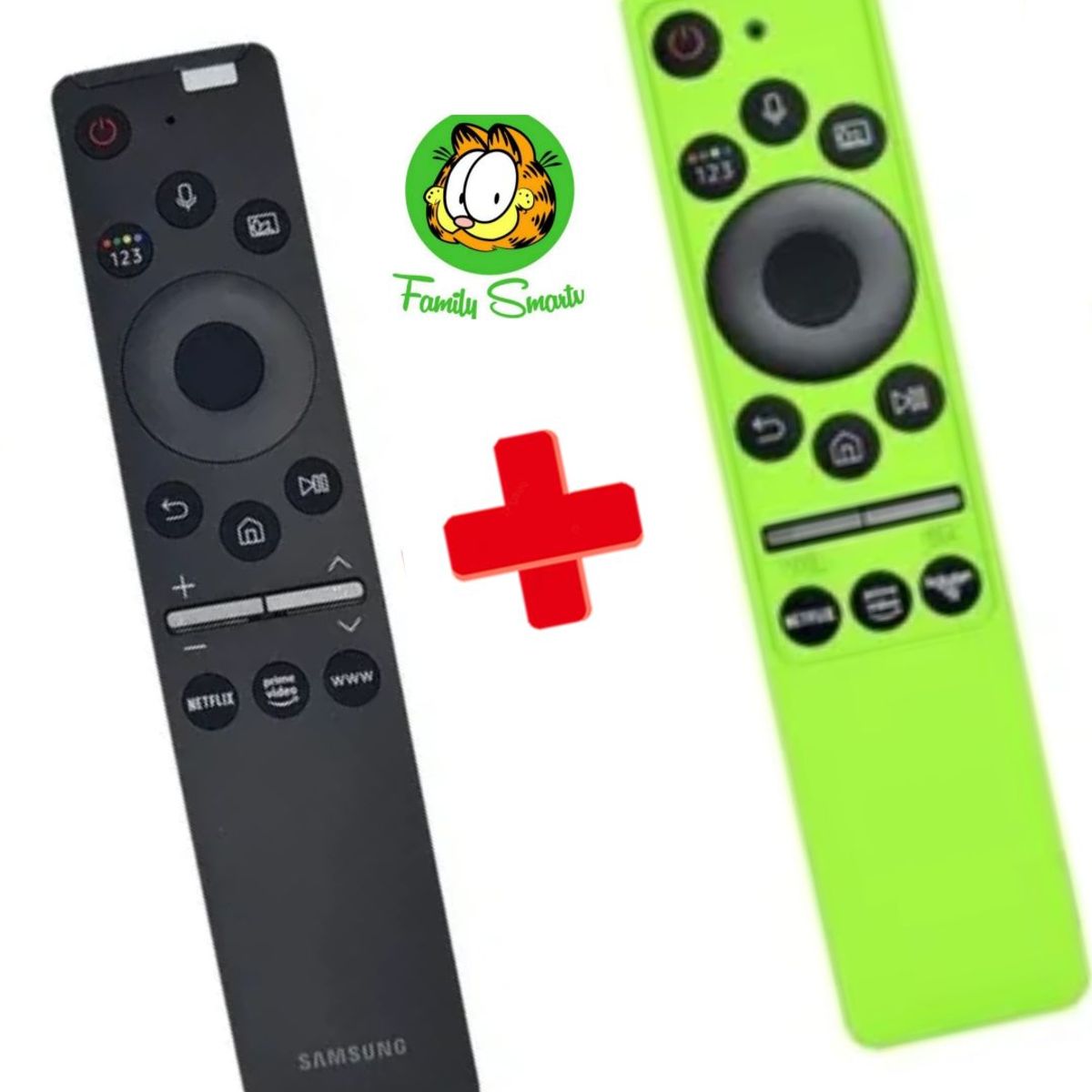 GENERICO - Control Remoto Generico Samsung Con comando Voz Bn59-01330  funda Verde
