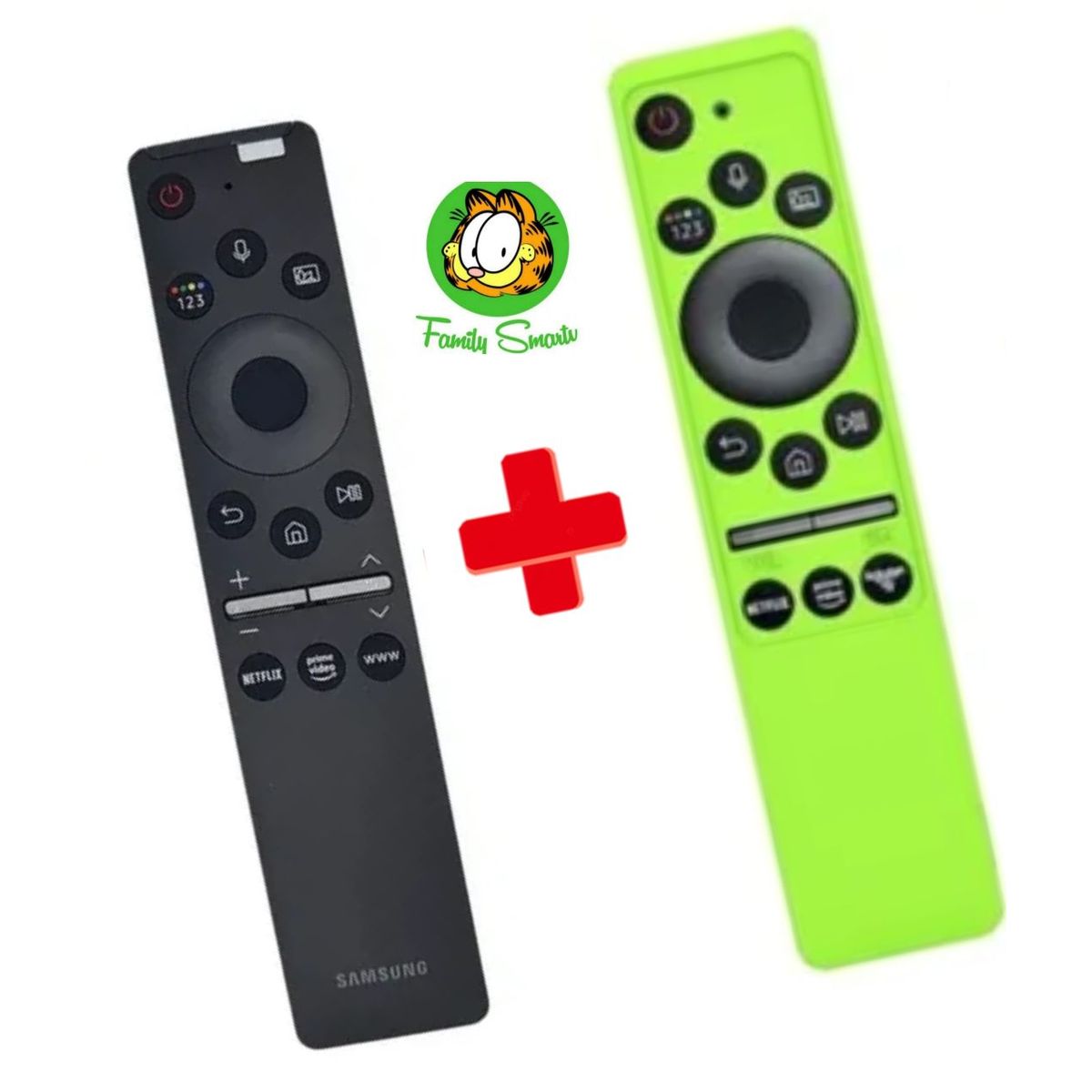 GENERICO - Control Remoto Generico Samsung Con comando Voz Bn59-01330  funda Verde