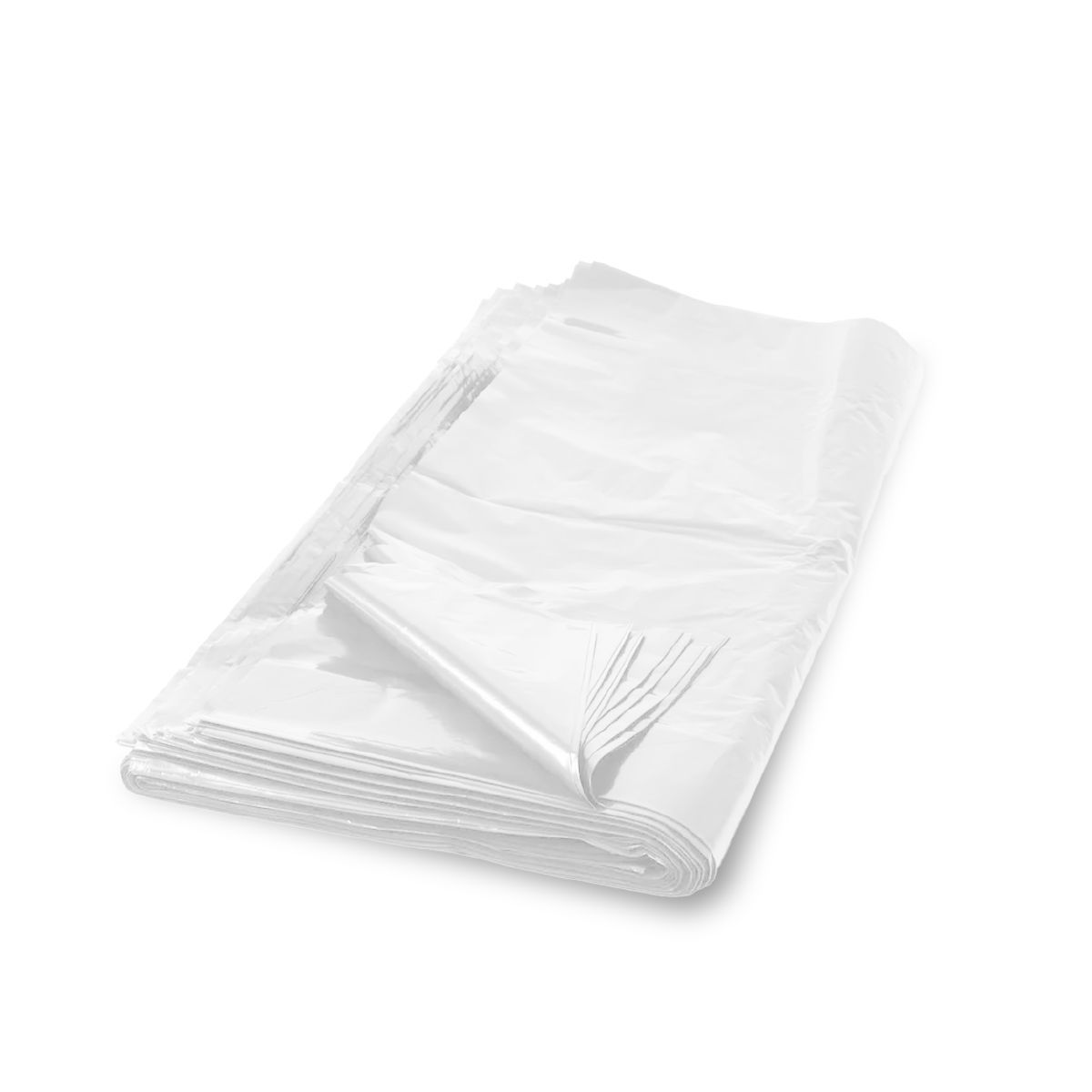 GENERICO - Bolsas blancas para basura 140 L, 2 micras, 100 uds