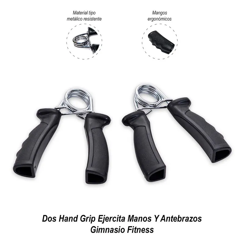 SASARU - Dos Hand Grip Ejercita Manos Y Antebrazos Gimnasio Fitness