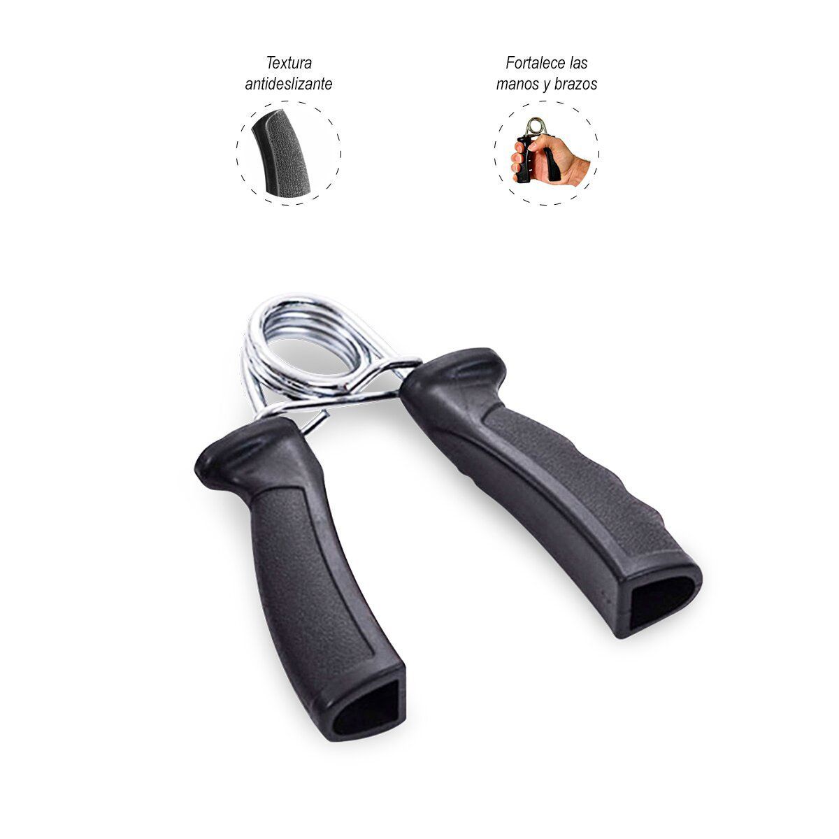 SASARU - Dos Hand Grip Ejercita Manos Y Antebrazos Gimnasio Fitness