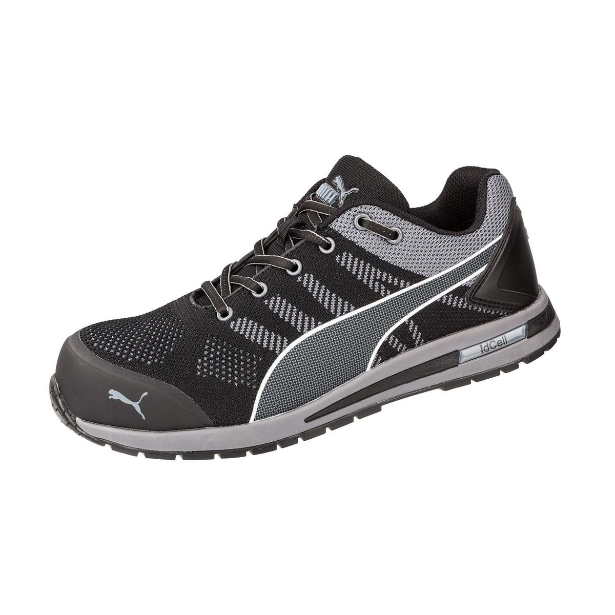 PUMA - ZAPATILLA DE SEGURIDAD ELEVATE KNIT BLACK LOW PUMA