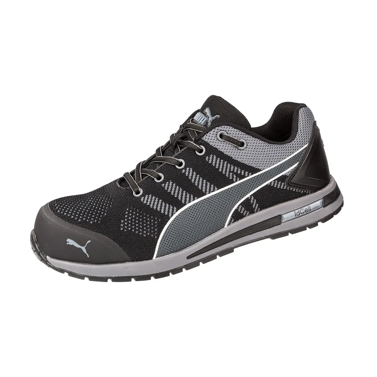 PUMA - ZAPATILLA DE SEGURIDAD ELEVATE KNIT BLACK LOW PUMA