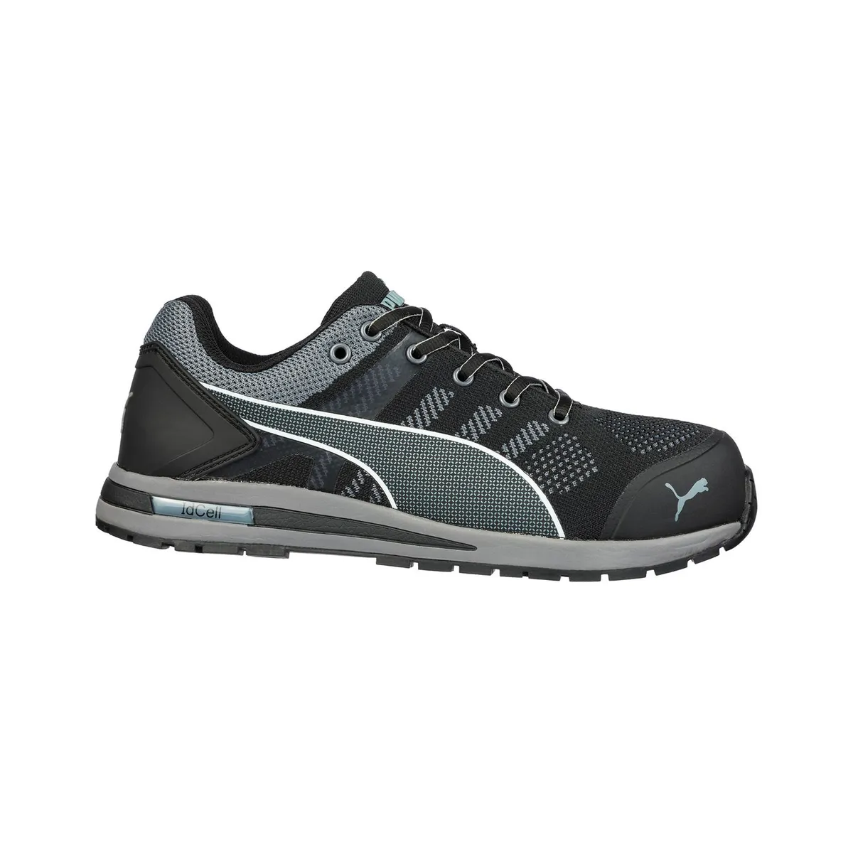 PUMA - ZAPATILLA DE SEGURIDAD ELEVATE KNIT BLACK LOW PUMA
