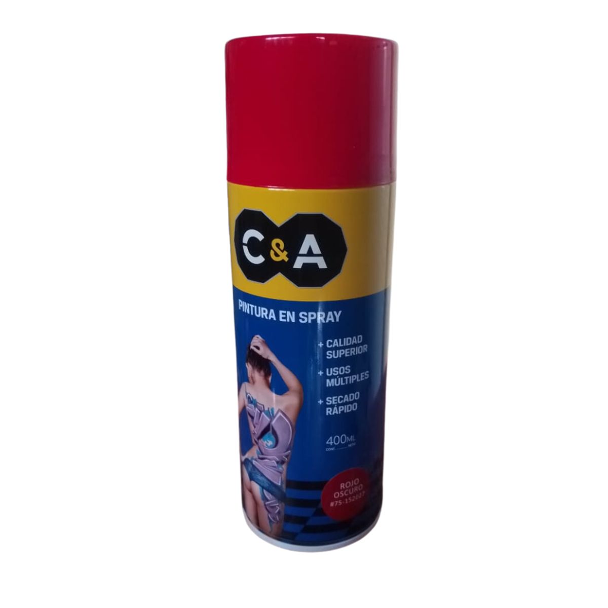 C AND A TOOLS - Pintura Spray C&A Rojo Oscuro #75  -  Rojo