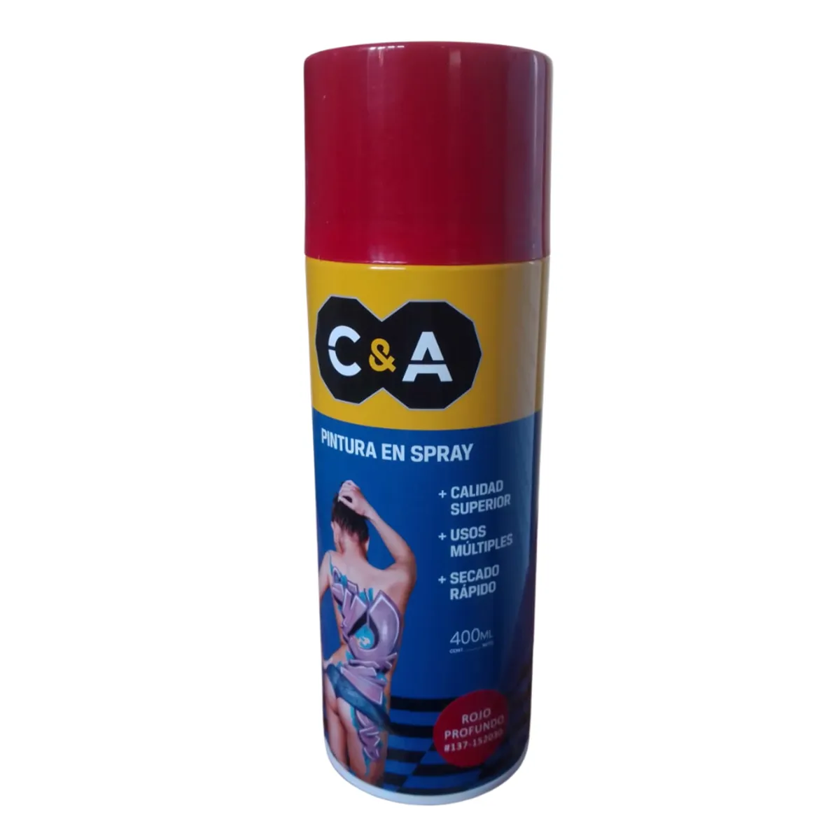 C AND A TOOLS - Pintura Spray C&A Rojo Profundo #137  -  Rojo