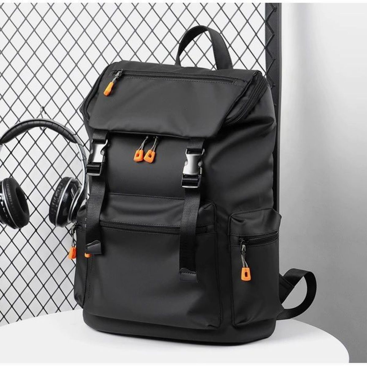 GENERICO - Mochila Hombre Tipo Golden Wolf Premium PortaLaptop Con Carga USB