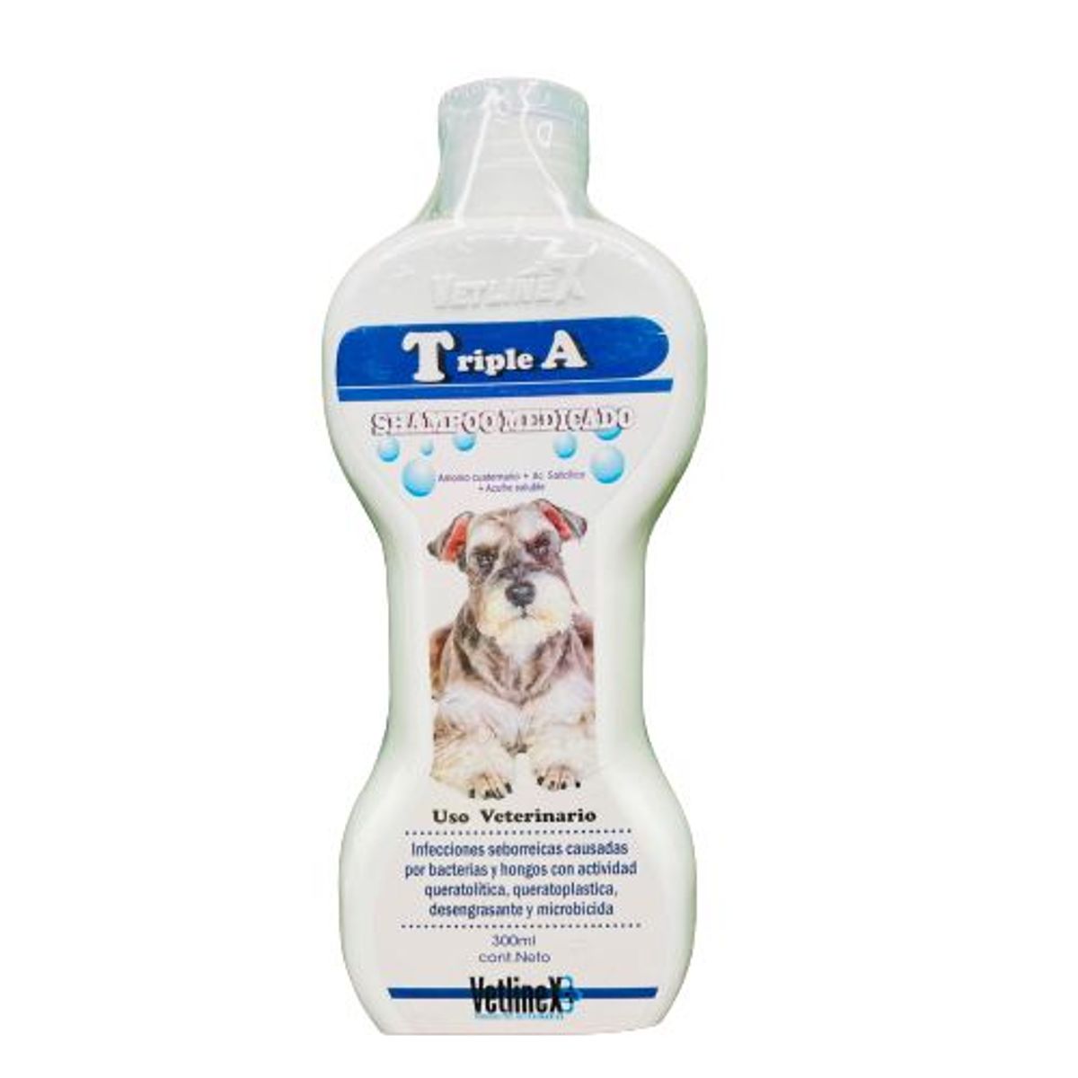 VETLINEX - SHAMPOO MEDICADO TRIPLE A VETLINEX…