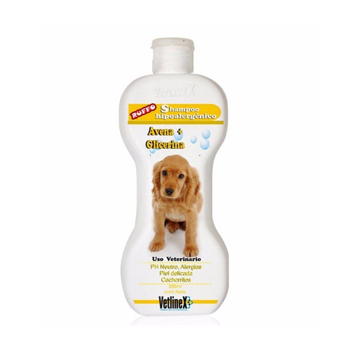 VETLINEX - SHAMPOO HIPOALERGENICO AVENA  GLICERINA VETLINEX