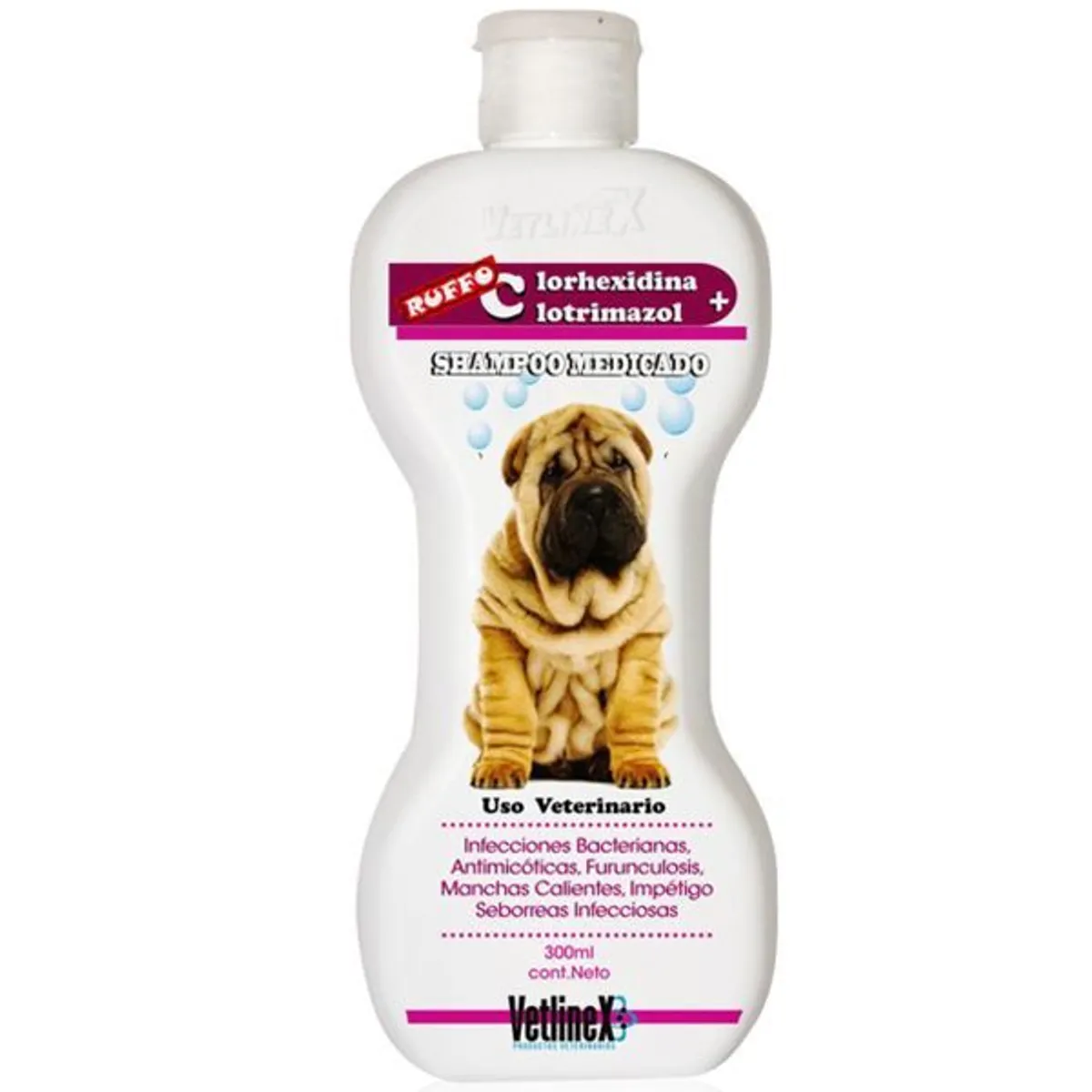 VETLINEX - SHAMPOO MEDICADO CLORHEXIDINA  CLOTRIMAZOL VETLINEX…