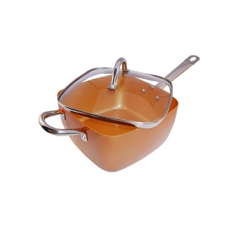 GENERICO - Sarten-Antiadherente-Copper-Pan-Brikenia 28 Cm - 3Lts
