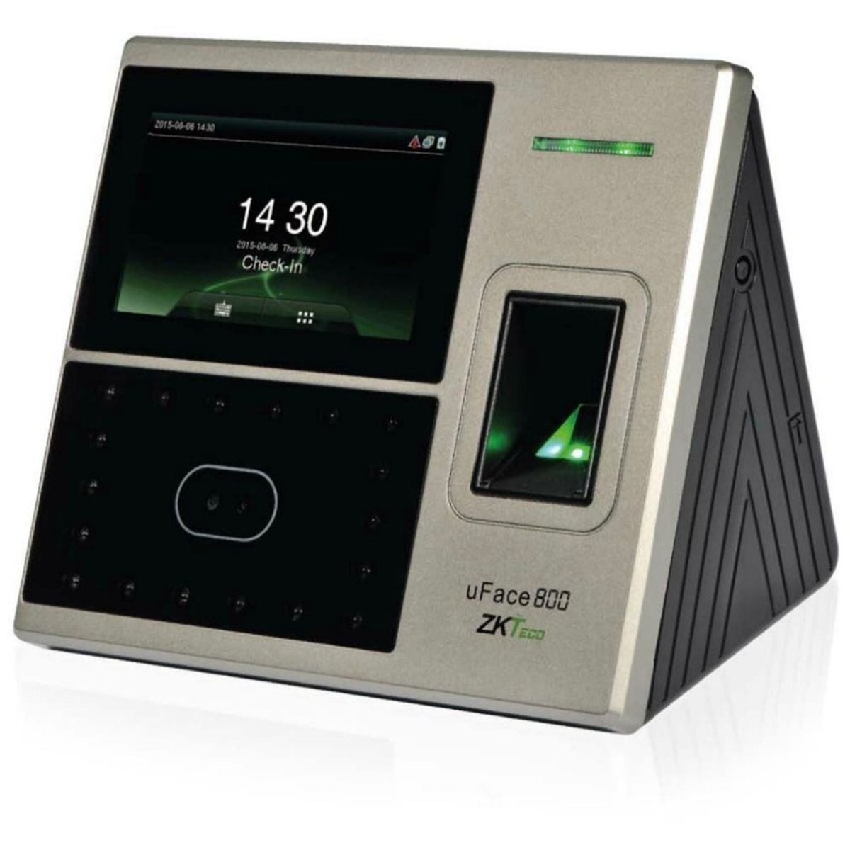 ZKTECO - ZKTECO UFACE800 Plus Control Reloj Biométrico de asistencia facial palma huella