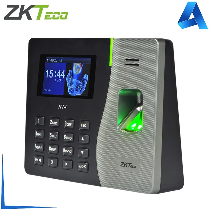 ZKTECO - ZKTECO K14 PRO Control Biométrico de asistencia por huella y tarjeta