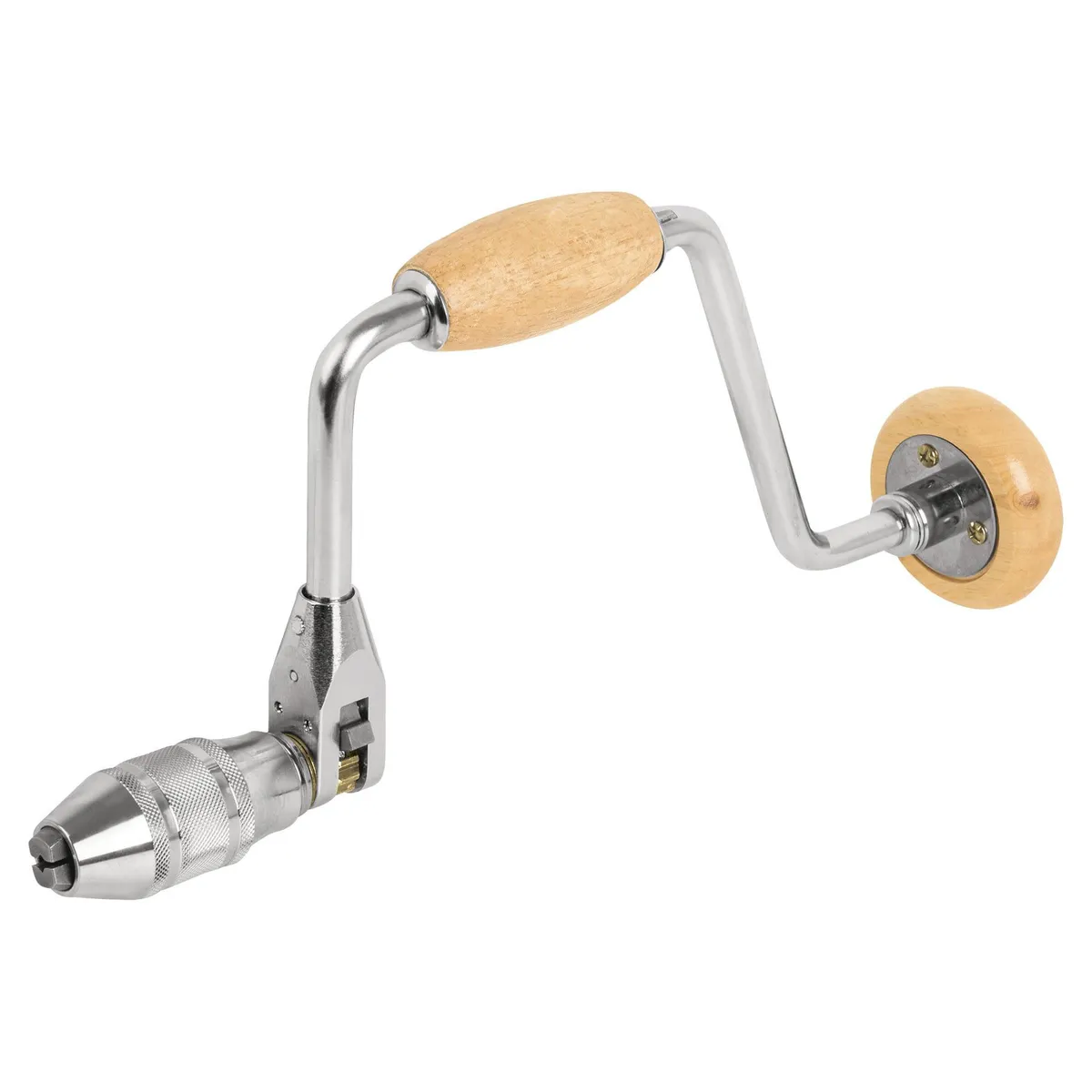 TRUPER - Berbiquí profesional 12 perilla de madera Truper