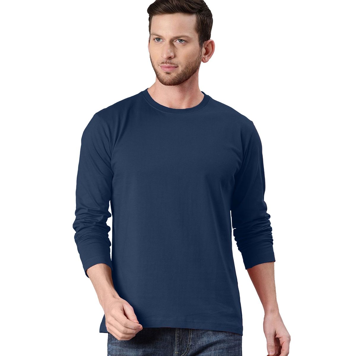 SWISS LORD - Polo Manga Larga para hombre algodÃ³n