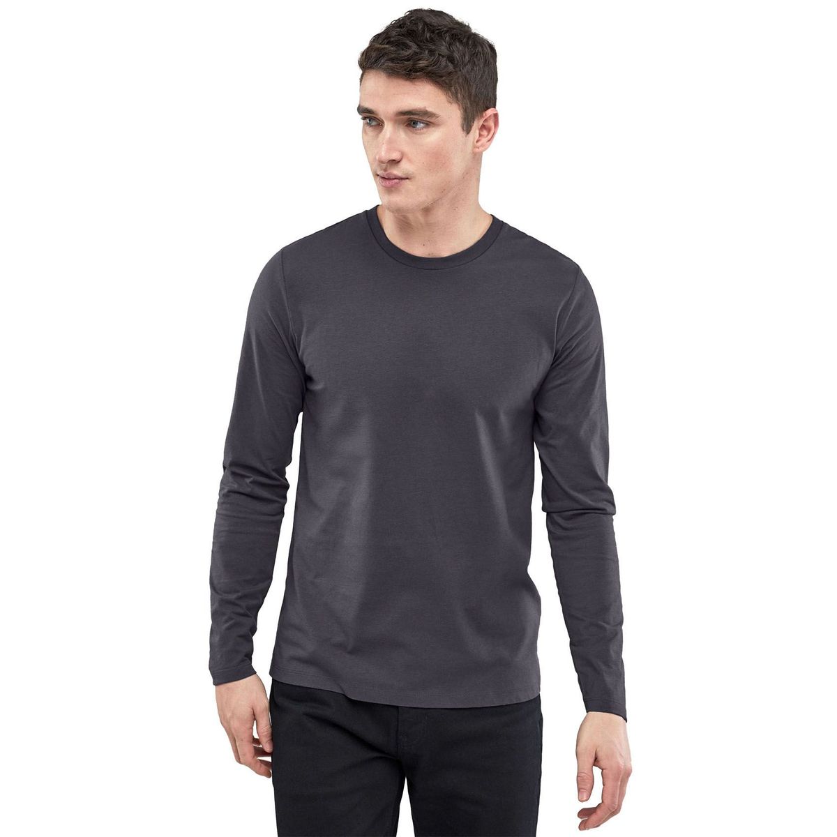 SWISS LORD - Polo Manga Larga para hombre algodÃ³n