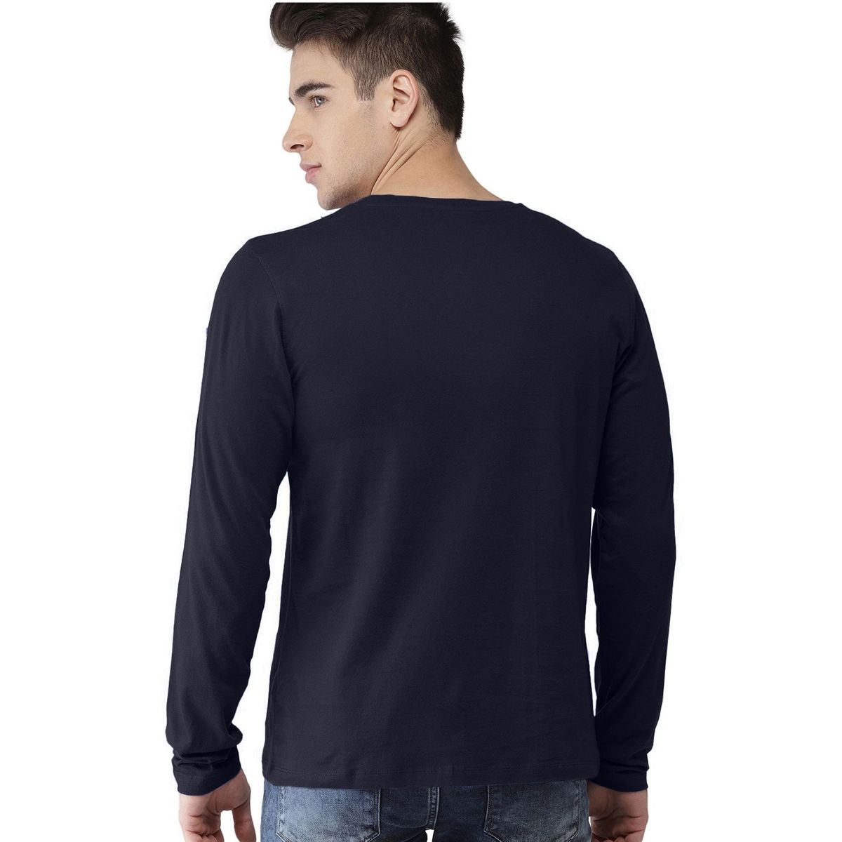 SWISS LORD - Polo Manga Larga para hombre algodÃ³n