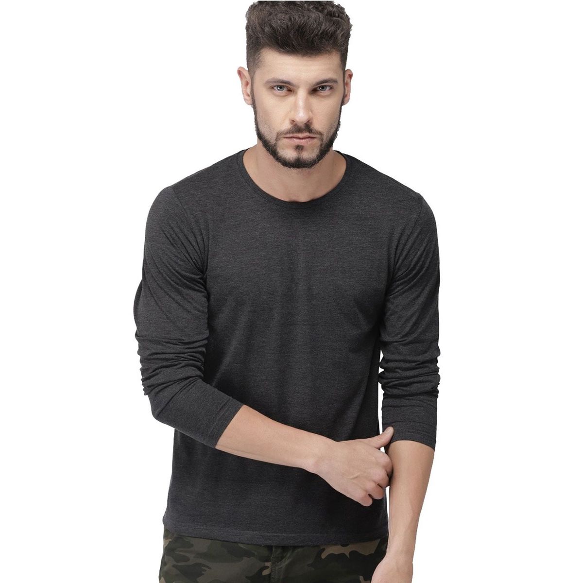 SWISS LORD - Polo Manga Larga para hombre algodÃ³n