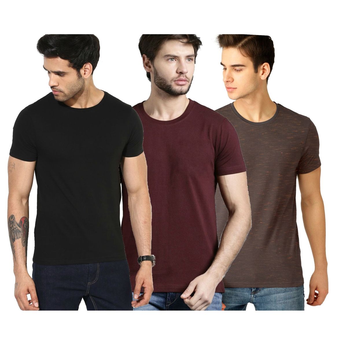 SWISS LORD - Pack x 3 polos manga corta para hombre.