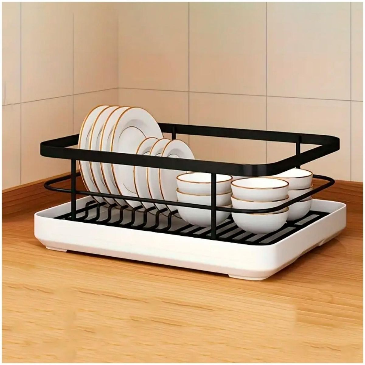 MINARI - Escurridor de Platos Vasos Estante Organizador de Cocina 61E