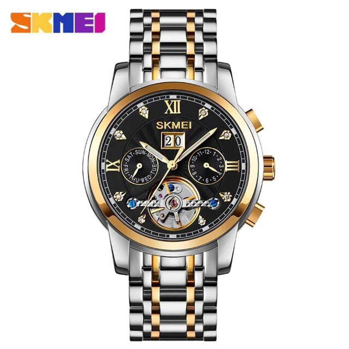 SKMEI - Skmei - Reloj M029TGDBK Automático para Hombre
