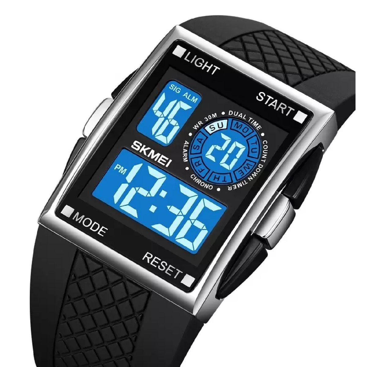 SKMEI - Skmei - Reloj Digital 1967SIWT para Hombre