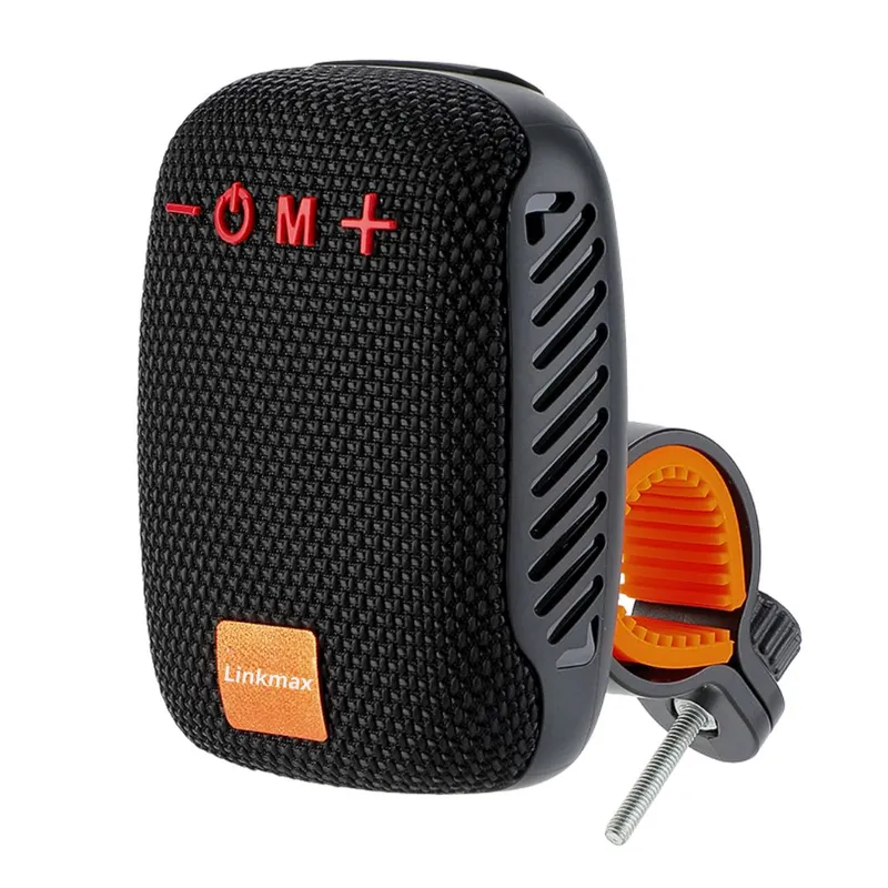 LINK - Parlante Bluetooth Inalámbrico con FM y Soporte para Bicicleta y Moto
