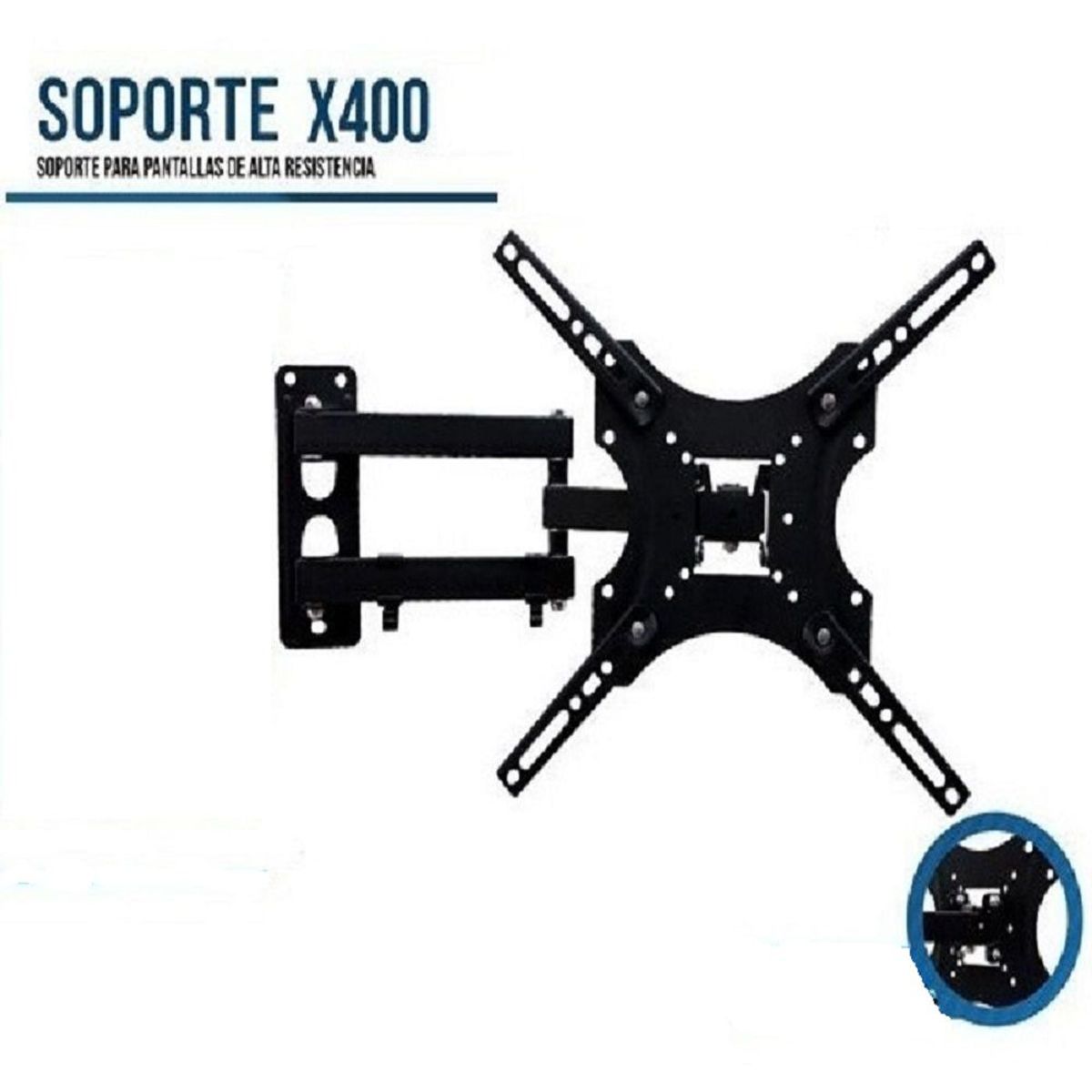 GENERICO - RACK TV Soporte Móvil Plegable de Giratoria para TV 32 - 55 - Negro