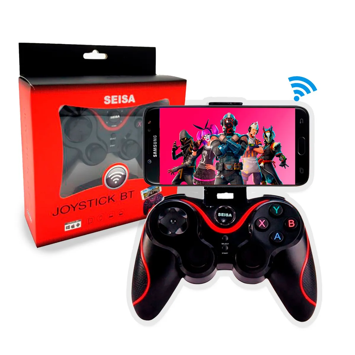 SEISA - Mando Gamepad Joystick Seisa Bluetooh Smartphone Y Tablet