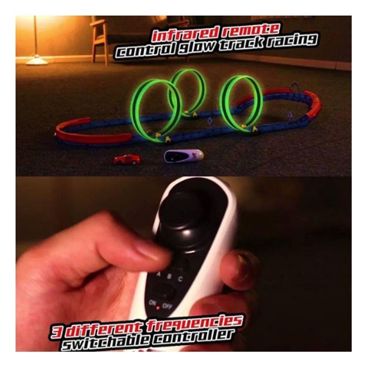 GENERICO - Pista de Carrera Led con infrarrojo