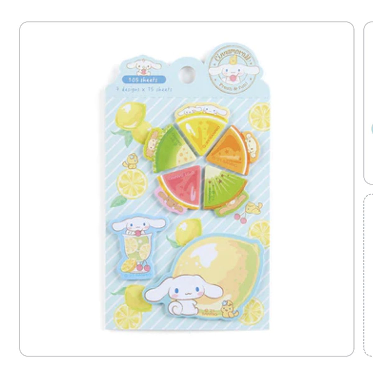 SANRIO - Sanrio - Notas Adhesivas Cinnamoroll Designs