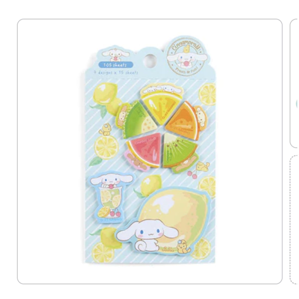 SANRIO - Sanrio - Notas Adhesivas Cinnamoroll Designs