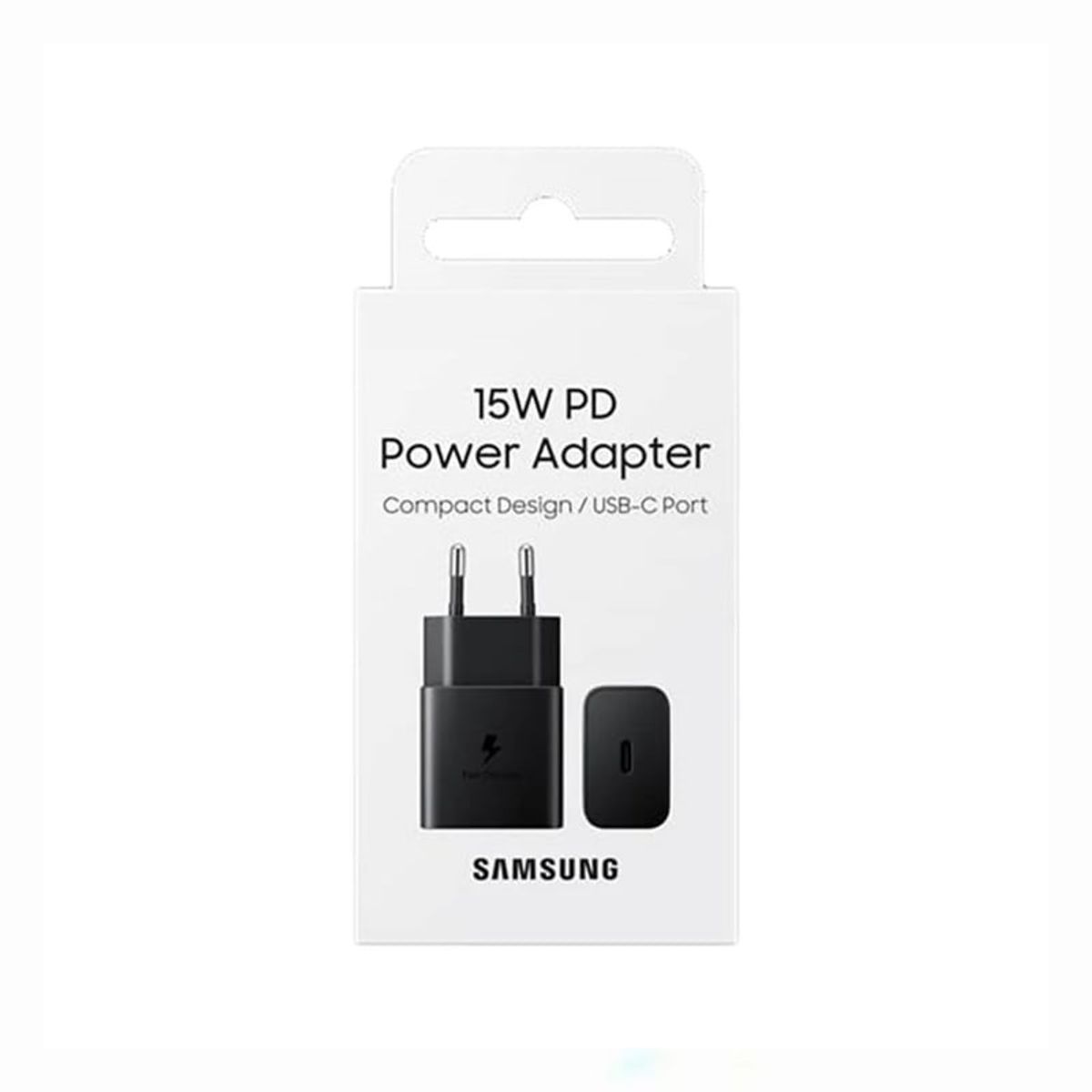 SAMSUNG - ADAPTADOR SAMSUNG 15W PARA GALAXY  A05 A06 A15 A25 - NEGRO