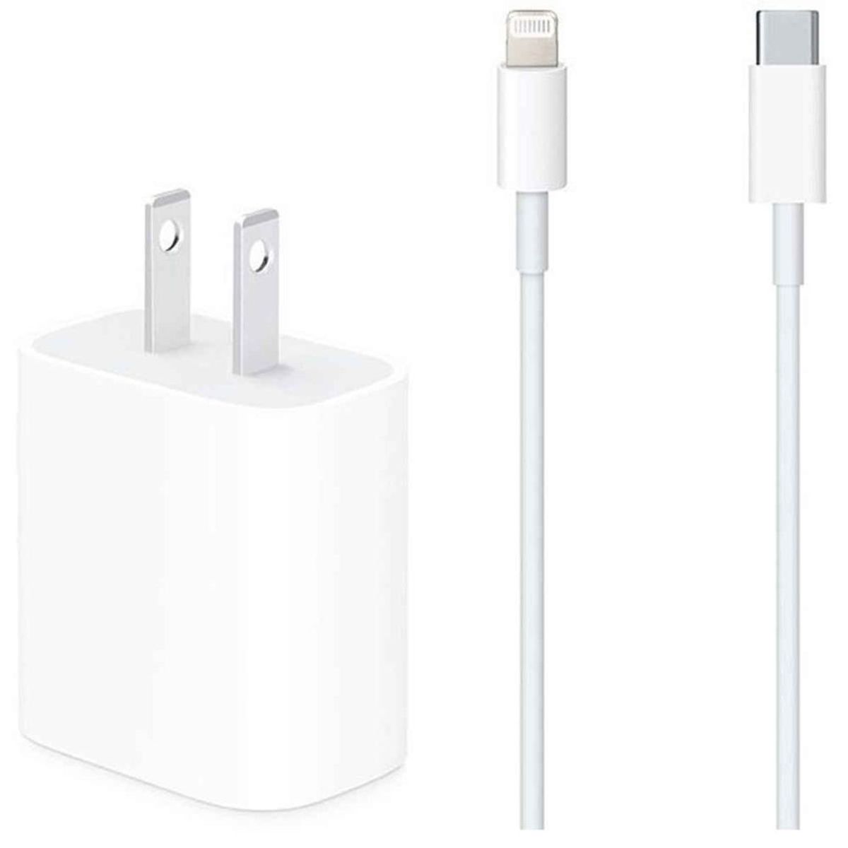IMPORTADO MC - Cargador Rápido para iPhone o Apple de 20W tipo C  cable Lightning