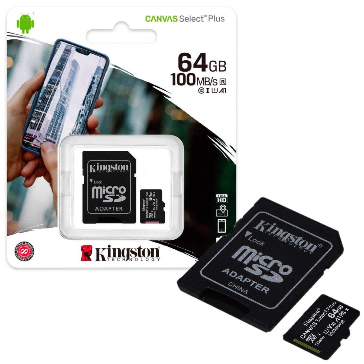 KINGSTON - Memoria Micro SD Kingston 64GB