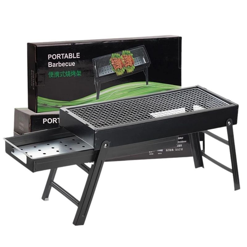 INSPIRA - Parrilla a Carbón Plegable Portátil Picnic Jardín Terraza
