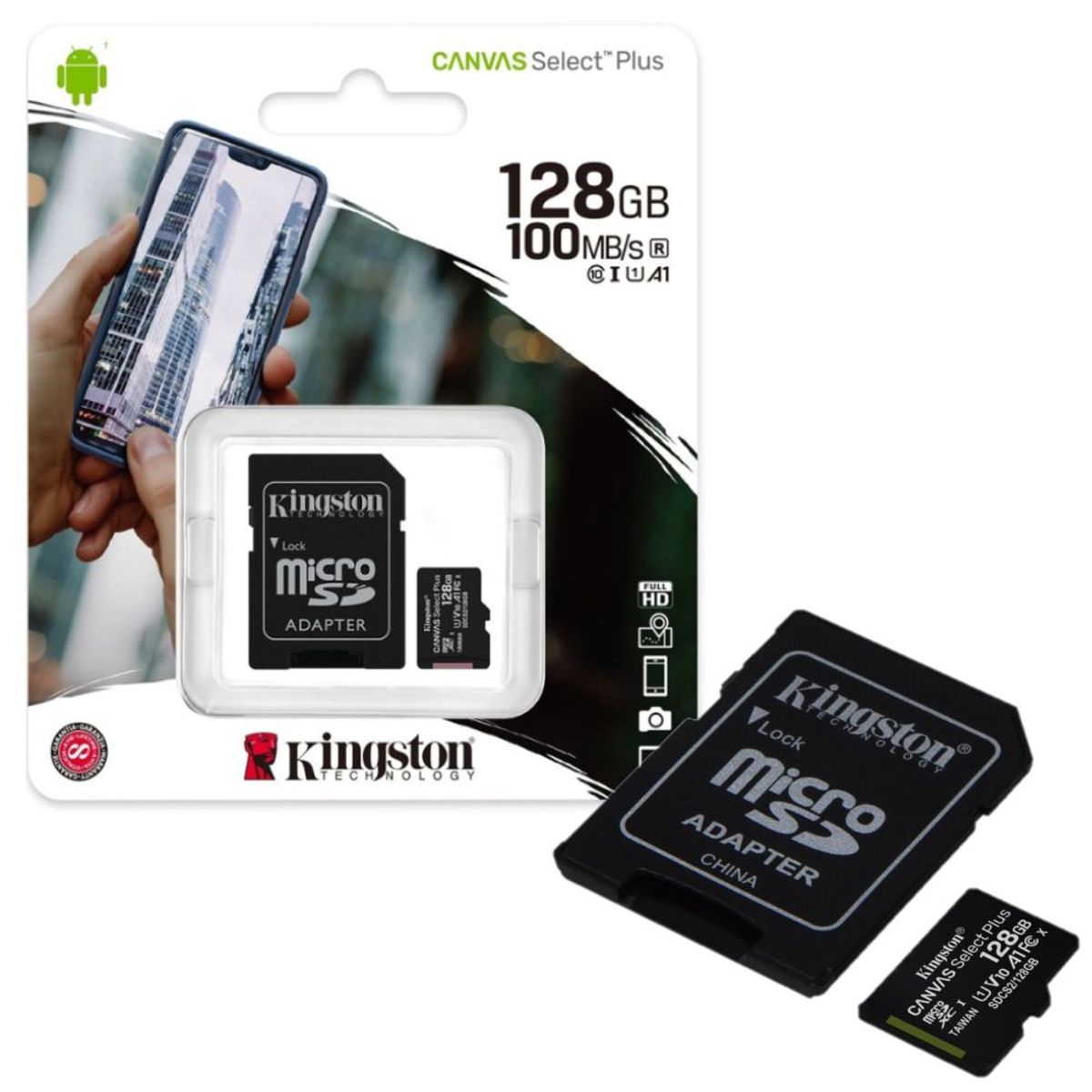 KINGSTON - Memoria Micro SD Kingston 128GB
