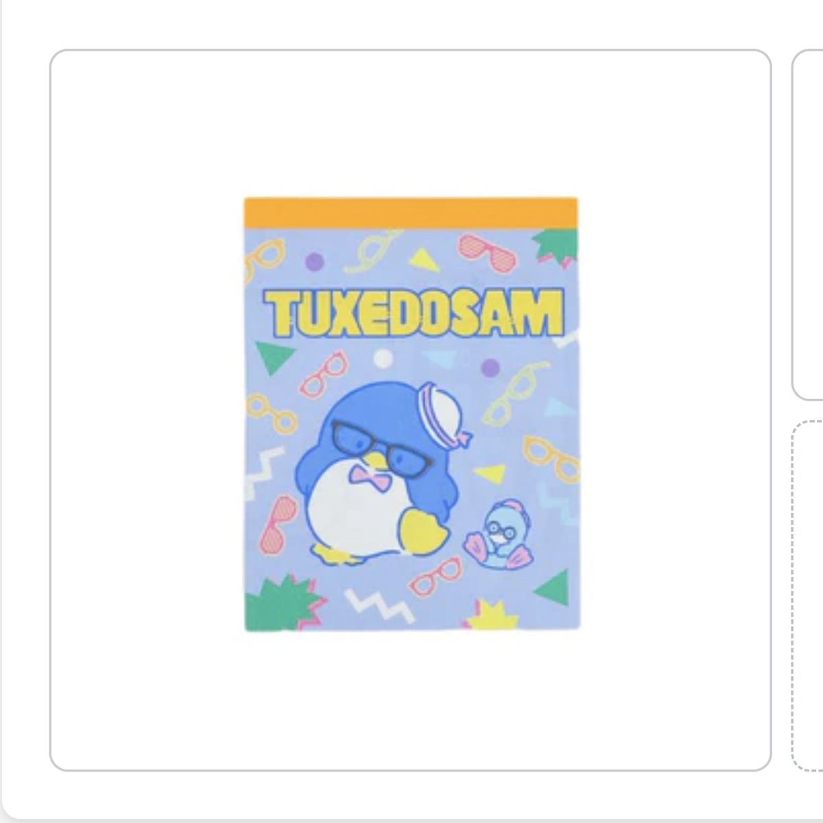 SANRIO - Sanrio - Mini Libreta Tuxedo Sam Glasses